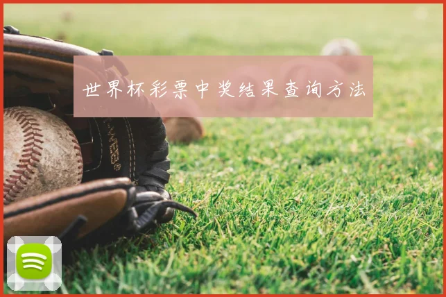 世界杯彩票中奖结果查询方法