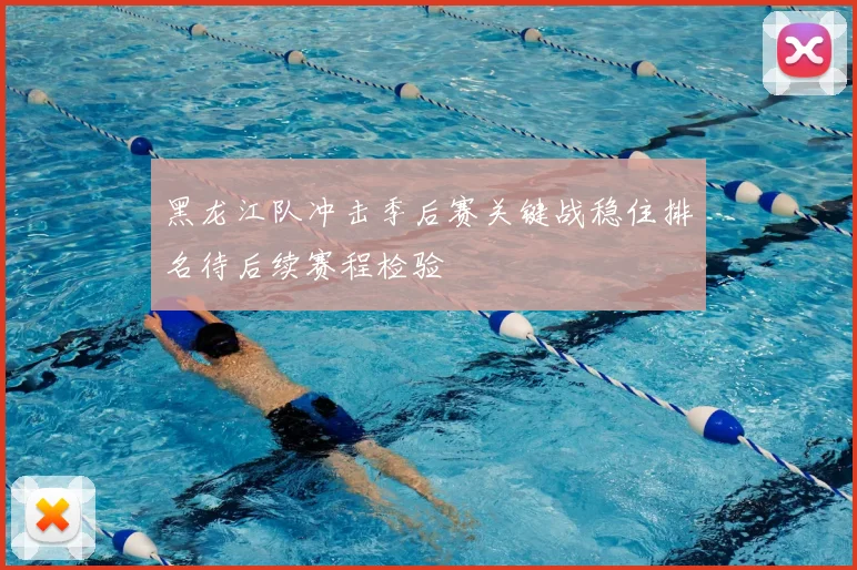 黑龙江队冲击季后赛关键战稳住排名待后续赛程检验