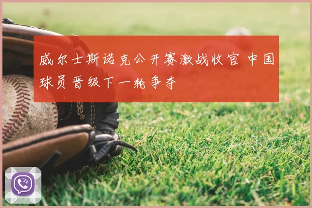 威尔士斯诺克公开赛激战收官 中国球员晋级下一轮争夺